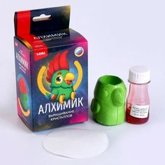 Выращивание кристаллов. Животные. «Зелёный попугай» Алхимик Lori