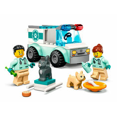 Конструктор LEGO CITY Ветеринарный фургон 60382