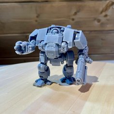 Игровая фигурка Дредноут Космодесанта c плазменным оружием (Space Marine Dreadnought) Warhammer 40k/Вархаммер 40к