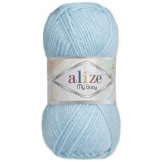Пряжа Alize My baby светло-голубой (183), 100%акрил, 150м, 50г, 1шт
