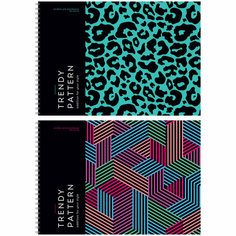 Альбом для рисования А4, 24л ArtSpace "Узоры. Pattern on black" (100 г/кв. м) 6шт. (А24сп_44434)