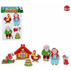 3D конструктор "Народные сказки, курочка ряба" Unicon