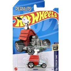 Машинка Hot Wheels коллекционная (оригинал) SNOOPY красный HKH10