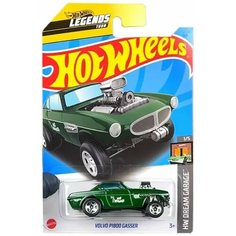 Машинка Hot Wheels коллекционная (оригинал) VOLVO P1800 GASSER зеленый HKG27