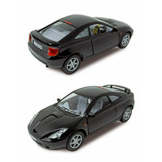Металлическая машинка Kinsmart 1:34 «Toyota Celica» инерционная, чёрная KT5038D-4