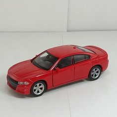 Металлическая машинка 1:34-1:39 DODGE CHARGER R/T 2016г, красный 43742D Welly