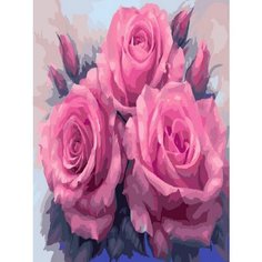 Картина по номерам Нежные розы 40х50 см Hobby Home