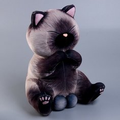 Мягкая игрушка "Кот", 40 см, цвет серый 9475162 Сима ленд