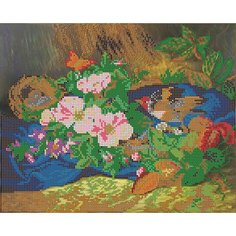 Вышивка бисером картины Около гнезда 31*25см Светлица