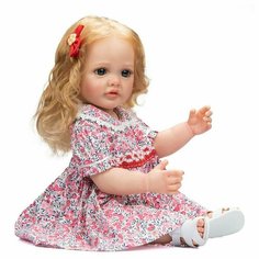 Кукла Реборн виниловая 55см в пакете (FA-169) NPK Doll