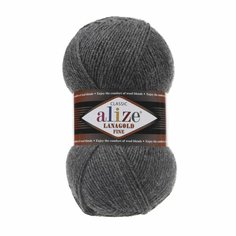 Пряжа ALIZE LANAGOLD FINE, серый - 182, 49% шерсть, 51% акрил, 5 мотков, 100 г, 390 м.