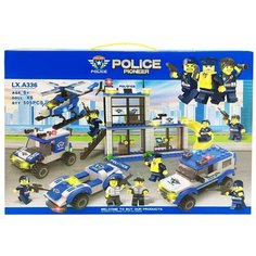 Конструктор/ City Police/ Город/ Полиция/ 505 деталей/ A336/ ребенку LX