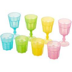 Набор посуды ИКЕА ДУКТИГ 80366062 разноцветный