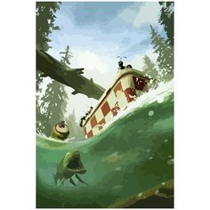 Картина по номерам на холсте Букашки для детей - 677 40X60