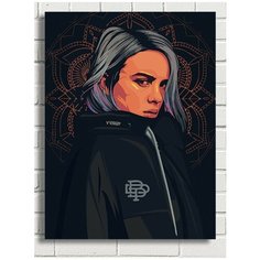 Картина по номерам Музыка Биллий Айлиш - 8355 В 30x40
