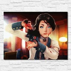 Картина по номерам на холсте игра Bioshock Infinite - 11578 Г 30x40