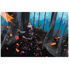 Картина по номерам "Dark Souls Дарк Соулс: Олдрик", Раскраска 40x60 см, Игры