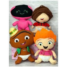 Мягкая игрушка герои mini beat power rockers, набор из 4х игрушек, 20 см Plush Toys
