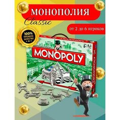 Настольная игра для детей семьи монополия классическая Monopoly