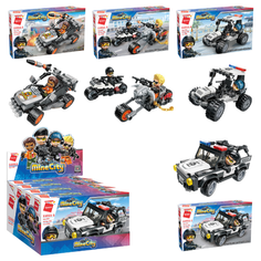 Конструктор 4 в 1 "Полиция против бандитов"/совместим с Лего(Lego), 488 деталей Qman