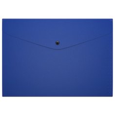 ErichKrause Папка-конверт с отделениями Matt Classic А4, на кнопке, пластиковая, в ассортименте