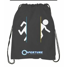 Сумка-мешок для обуви Portal 2, Портал 2 №4 Migom