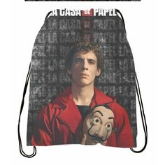 Сумка-мешок для обуви Бумажный дом, La casa de papel №5 Migom