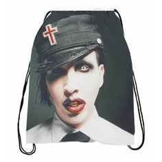 Сумка-мешок для обуви Marilyn Manson, Мэрилин Мэнсон №3 Migom