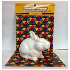 Фигурки Смолики. Кролик (белый). Раскрась сам. Smoliki