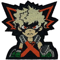 Нашивка, шеврон, патч (patch) Моя геройская академия Бакуго чиби, размер 7*7 см Нет бренда