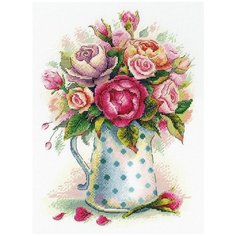 Набор для вышивки крестом Букетик милых роз Aquarelle