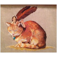 Nimue Набор для вышивания Fairycat (Фея и кот) 21,5 x 20 см 152-A051 K