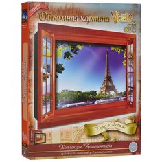 Набор для изготовления объемной картины Vizzle "Окно в Париж: Эйфелева башня"