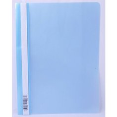 Папка-скоросшиватель пластиковая ErichKrause Glossy Ice Metallic, A4, голубой (в пакете по 20 шт.)