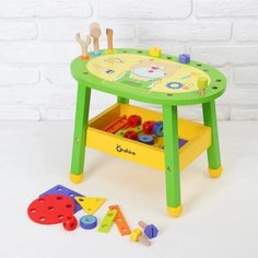 Игровой стол конструктор верстак инструменты мальчикам One Elephant