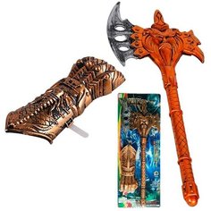 Набор игрушечного оружия КНР Топор, перчатка, на блистере, 6209-T1ZF (0336972FCJ)