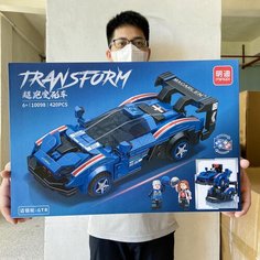 Конструктор 10098 Transform Трансформер гоночная спортивная машина Mi Ng Di