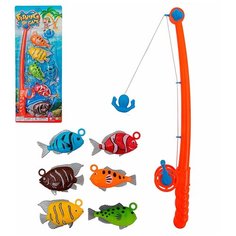 Игровой набор детская рыбалка игра на координацию движений ловкость моторику для воды купания бассейна 3882-1 TONGDE