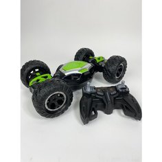 Гоночная машина DA HUA TOYS Машинка перевертыш на радиоуправлении DA HUA TOYS FCJ0711752 Зеленая, 25 см, зеленый