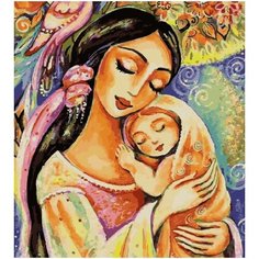 Картина по номерам Мать и дитя 40х50 см Hobby Home