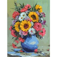 Картина по номерам Букет в вазе 40х50 см Hobby Home