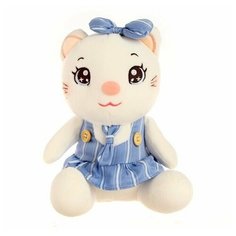 Мягкая игрушка Кошечка с бантом, цвет Нет бренда