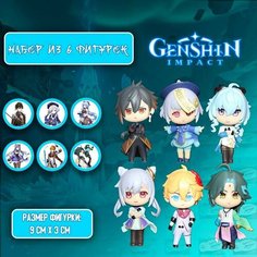 Детализированные коллекционные фигурки из Genshin Impact / Геншин Импакт - набор фигрок Anime Top