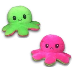 Игрушка антистресс/ Вывернушка/Двусторонний осьминог мягкая игрушка перевёртыш ОЕМ