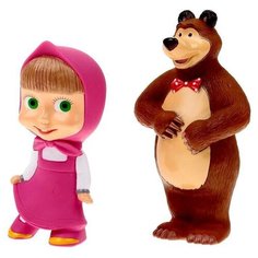 Набор резиновых игрушек «Маша и Медведь» Играем вместе