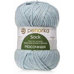 Пряжа Пехорка Носочная 1шт. 71 Талая Шерсть вода 50% Акрил 50% 100г 200м