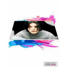 Картина по номерам на холсте BTS - Agust D AMYGDALA - 2, 70 х 100 см Красиво Красим