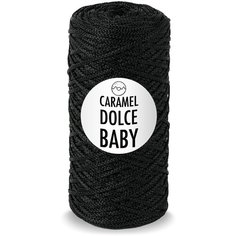 Шнур для вязания Caramel DOLCE Baby 2мм, Цвет: Блэк, 240м/140г, карамель дольче бэби