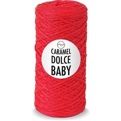 Шнур для вязания Caramel DOLCE Baby 2мм, Цвет: Земляника, 240м/140г, карамель дольче бэби