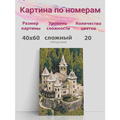 Картина по номерам на стену Замок Раскрасим сами